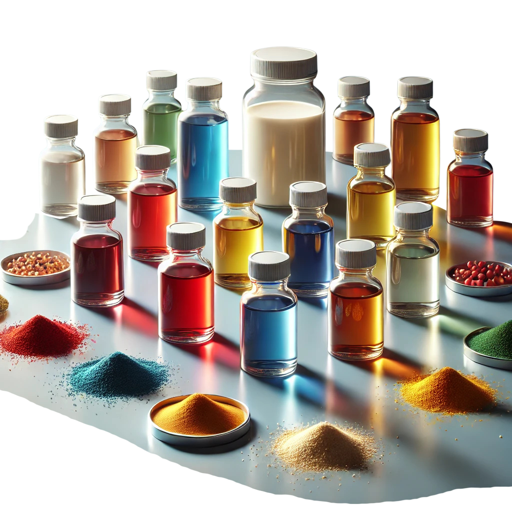 النكهات والألوان الغذائية